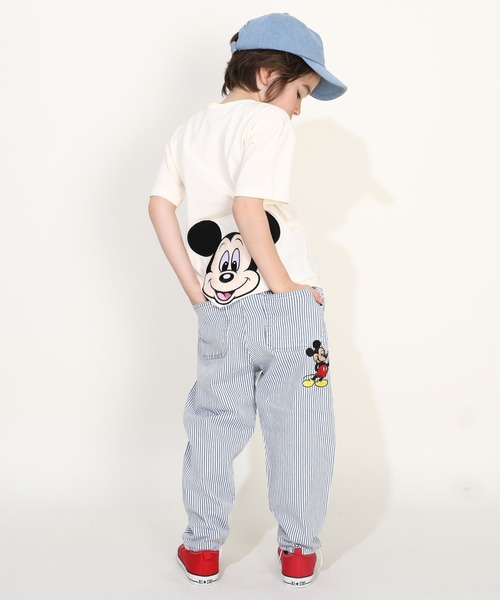 Disney(ディズニー)の「ディズニー ワッペン ロングパンツ 0302K(デニムパンツ・キッズ・ライトブルー/ライトインディゴブルー・90cm/100cm/120cm/130cm/140cm/110cm)」の10枚目の写真