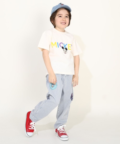 Disney(ディズニー)の「ディズニー ワッペン ロングパンツ 0302K(デニムパンツ・キッズ・ライトブルー/ライトインディゴブルー・90cm/100cm/120cm/130cm/140cm/110cm)」の9枚目の写真