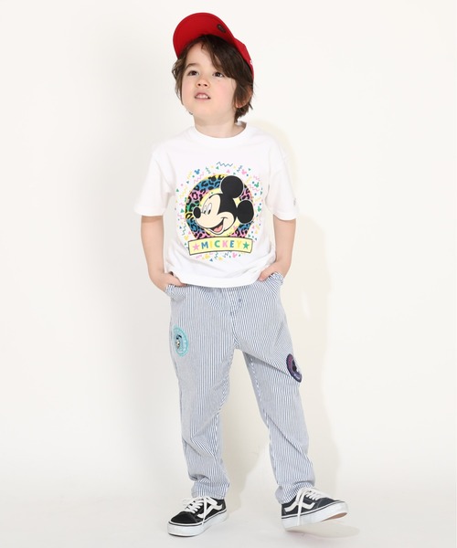 Disney(ディズニー)の「ディズニー ワッペン ロングパンツ 0302K(デニムパンツ・キッズ・ライトブルー/ライトインディゴブルー・90cm/100cm/120cm/130cm/140cm/110cm)」の7枚目の写真