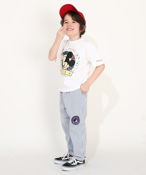 Disney(ディズニー)の「ディズニー ワッペン ロングパンツ 0302K(デニムパンツ・キッズ・ライトブルー/ライトインディゴブルー・90cm/100cm/120cm/130cm/140cm/110cm)」の6枚目の写真