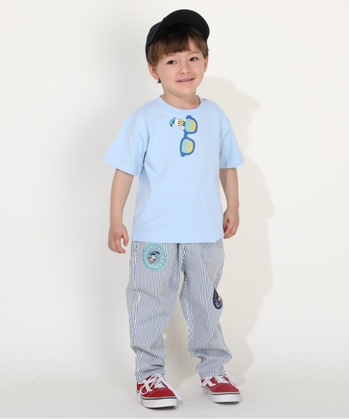 Disney(ディズニー)の「ディズニー ワッペン ロングパンツ 0302K(デニムパンツ・キッズ・ライトブルー/ライトインディゴブルー・90cm/100cm/120cm/130cm/140cm/110cm)」の11枚目の写真
