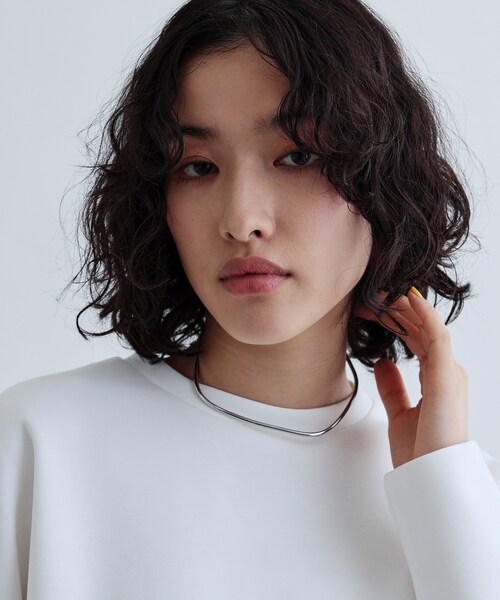 GALLEST（ギャレスト）の「スクエアチョーカーネックレス（ネックレス・レディース・シルバー/ゴールド・00）」の2枚目の写真