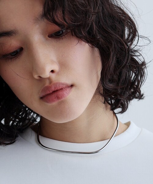 GALLEST（ギャレスト）の「スクエアチョーカーネックレス（ネックレス・レディース・シルバー/ゴールド・00）」の3枚目の写真
