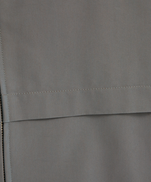 ABAHOUSE（アバハウス）の「シャンブレーツイル　スタンドカラーブルゾン / ショートブルゾン（ブルゾン・メンズ・ネイビー/スモークピンク/カーキ・46/44/48）」の12枚目の写真