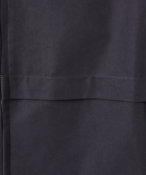 ABAHOUSE（アバハウス）の「シャンブレーツイル　スタンドカラーブルゾン / ショートブルゾン（ブルゾン・メンズ・ネイビー/スモークピンク/カーキ・46/44/48）」の17枚目の写真