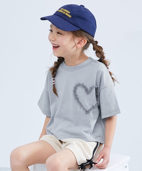 チュールモチーフ 半袖Tシャツ