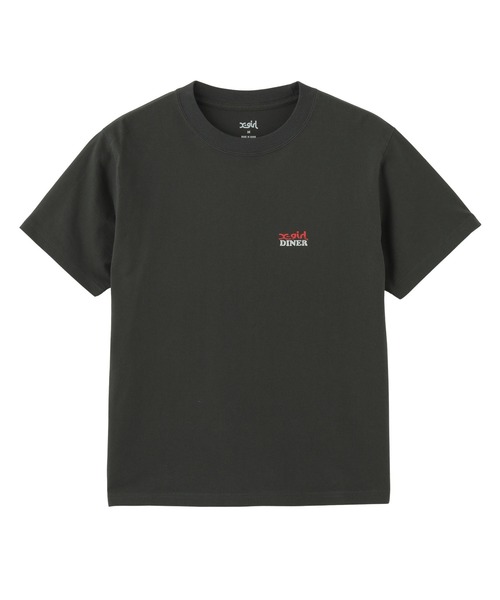 早い者勝ち 大人気 X-girl HAMBURGER DISTRESSED S/S TEE セール】HAMBURGER DISTRESSED S/S TEE（Tシャツ/カットソー