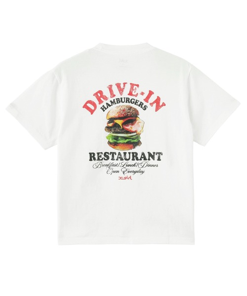 セール】HAMBURGER DISTRESSED S/S TEE（Tシャツ/カットソー
