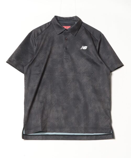 NEW BALANCE(ニューバランス)の「ニューバランス New Balance S/SLEEVE COLLAR SHIRT(シャツ/ブラウス・メンズ・ホワイト/ブラック・LL/3L/S/M/L)」の2枚目の写真