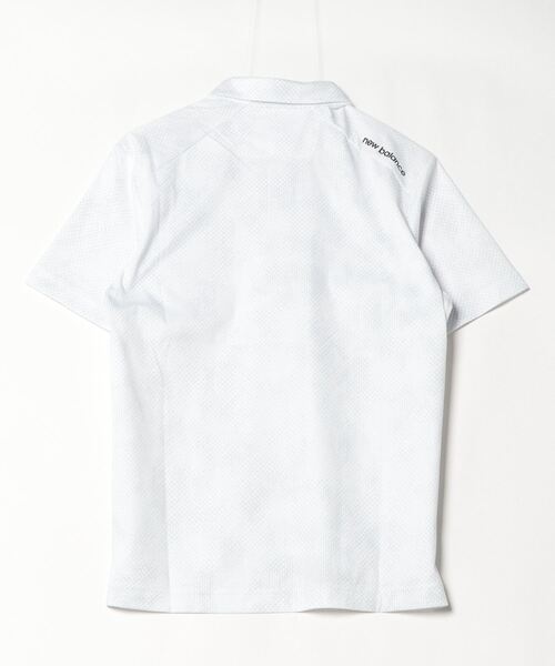 NEW BALANCE(ニューバランス)の「ニューバランス New Balance S/SLEEVE COLLAR SHIRT(シャツ/ブラウス・メンズ・ホワイト/ブラック・LL/3L/S/M/L)」の3枚目の写真