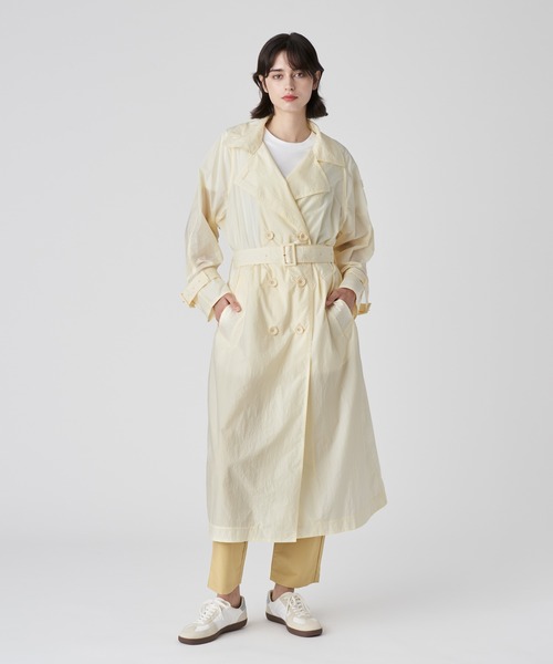 TATRAS（タトラス）の「TATRAS(タトラス) LIGARIS リガリス（トレンチコート・レディース・ブラック/ベージュ/ミント/ネイビー/イエロー・1/2）」の9枚目の写真