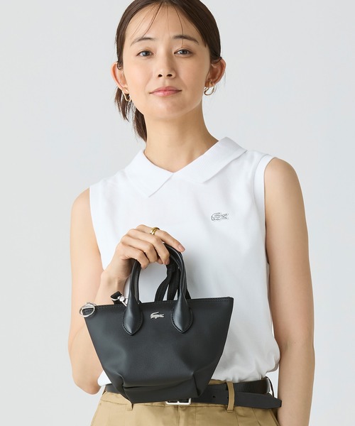 国内即発【LACOSTE】ラコステアテナ ミニトートバッグ セール】ラコステアテナ ミニトートバッグ（ショルダーバッグ
