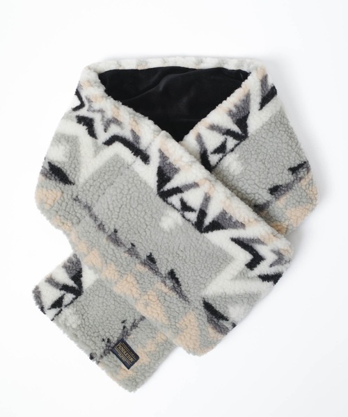 PENDLETON（ペンドルトン）の「【PE2】【PENDLETON/ペンドルトン】BOA MUFFLER ボア マフラー（マフラー・レディース・ベージュ/グレー・FREE）」の2枚目の写真