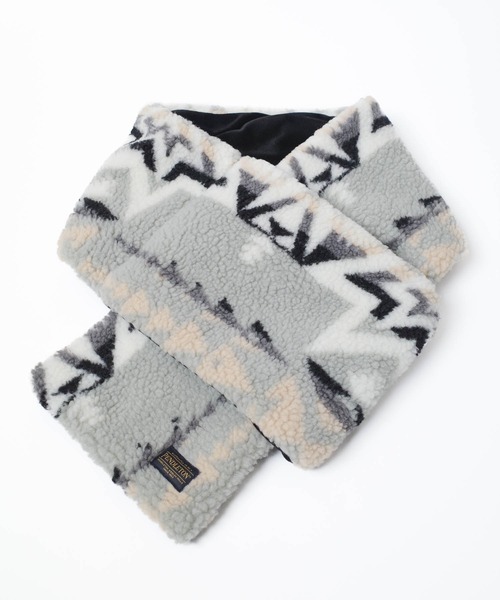 PENDLETON（ペンドルトン）の「【PE2】【PENDLETON/ペンドルトン】BOA MUFFLER ボア マフラー（マフラー・レディース・ベージュ/グレー・FREE）」の3枚目の写真