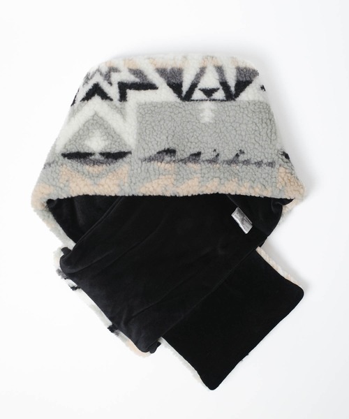 PENDLETON（ペンドルトン）の「【PE2】【PENDLETON/ペンドルトン】BOA MUFFLER ボア マフラー（マフラー・レディース・ベージュ/グレー・FREE）」の6枚目の写真