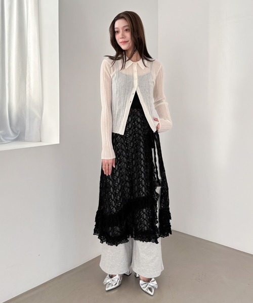 【新品未使用タグ付き】Heather シアーレースカーディガン Heather｜シアーレースカーディガン | Rakuten Fashion(楽天