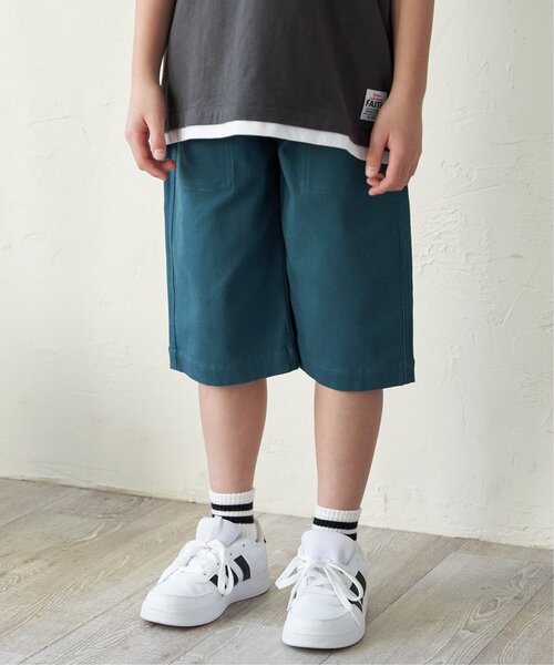 ikka（イッカ）の「【親子コーデ】6.5分丈ストレッチイージーパンツ（120~160cm）（その他パンツ・キッズ・ベージュ/ブルー/オリーブ/ダークグレー・130/160/120/140/150）」の5枚目の写真