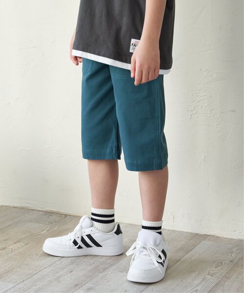 ikka（イッカ）の「【親子コーデ】6.5分丈ストレッチイージーパンツ（120~160cm）（その他パンツ・キッズ・ベージュ/ブルー/オリーブ/ダークグレー・130/160/120/140/150）」の6枚目の写真