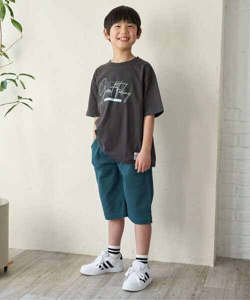 ikka（イッカ）の「【親子コーデ】6.5分丈ストレッチイージーパンツ（120~160cm）（その他パンツ・キッズ・ベージュ/ブルー/オリーブ/ダークグレー・130/160/120/140/150）」の8枚目の写真