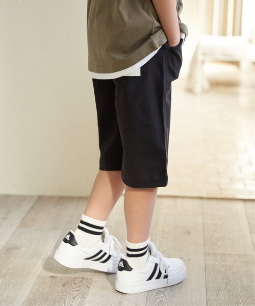 ikka（イッカ）の「【親子コーデ】6.5分丈ストレッチイージーパンツ（120~160cm）（その他パンツ・キッズ・ベージュ/ブルー/オリーブ/ダークグレー・130/160/120/140/150）」の14枚目の写真