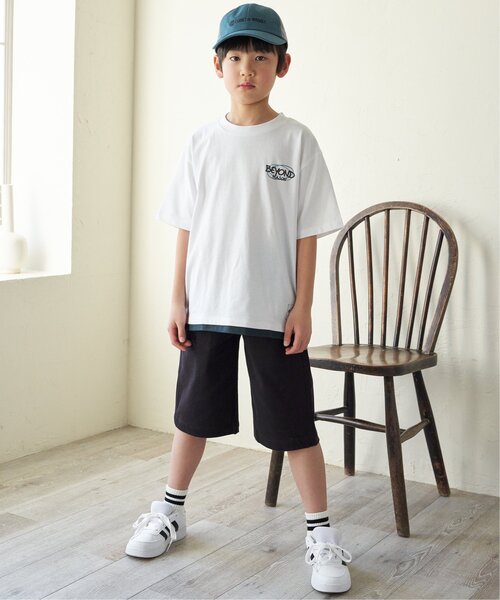 ikka（イッカ）の「【親子コーデ】6.5分丈ストレッチイージーパンツ（120~160cm）（その他パンツ・キッズ・ベージュ/ブルー/オリーブ/ダークグレー・130/160/120/140/150）」の15枚目の写真