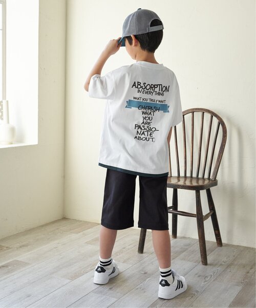 ikka（イッカ）の「【親子コーデ】6.5分丈ストレッチイージーパンツ（120~160cm）（その他パンツ・キッズ・ベージュ/ブルー/オリーブ/ダークグレー・130/160/120/140/150）」の17枚目の写真