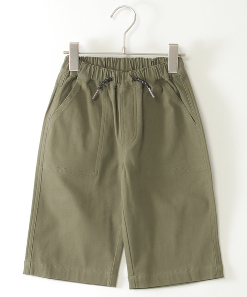 ikka（イッカ）の「【親子コーデ】6.5分丈ストレッチイージーパンツ（120~160cm）（その他パンツ・キッズ・ベージュ/ブルー/オリーブ/ダークグレー・130/160/120/140/150）」の3枚目の写真
