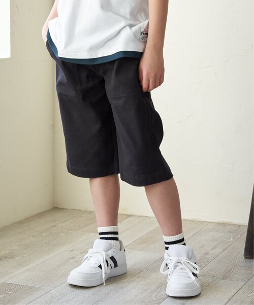 ikka（イッカ）の「【親子コーデ】6.5分丈ストレッチイージーパンツ（120~160cm）（その他パンツ・キッズ・ベージュ/ブルー/オリーブ/ダークグレー・130/160/120/140/150）」の12枚目の写真