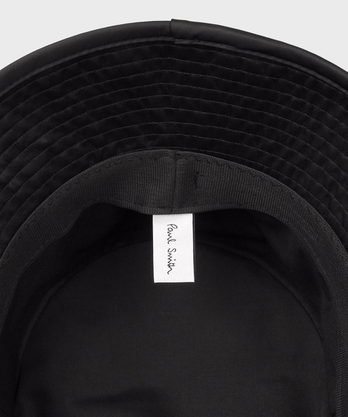 Paul Smith（ポールスミス）の「“Cropped Logo” バケットハット【150301 TRBHAT】（ハット・メンズ・グレー/ブラック・FREE）」の3枚目の写真