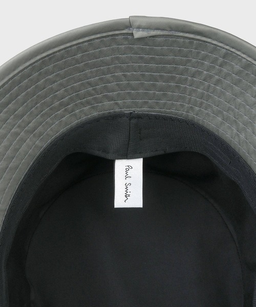 Paul Smith（ポールスミス）の「“Cropped Logo” バケットハット【150301 TRBHAT】（ハット・メンズ・グレー/ブラック・FREE）」の6枚目の写真