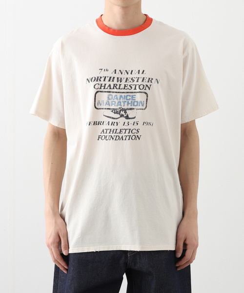 カレンソロジー　クチュールドアダム　Tシャツ　別注　フォト　フォトT 限定　白 FRAMeWORK tシャツ COUTURE D`ADAM/クチュールドアダム T-SHIRT