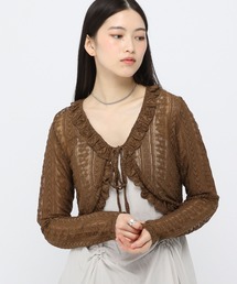 3.3Field Trip／フリルレースカーディガン