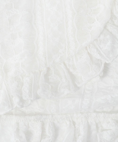 3.3 Field Trip (3.3フィールドトリップ)の「3.3Field Trip/フリルレースカーディガン(カーディガン/ボレロ・レディース・ホワイト/ブラウン・FREE)」の16枚目の写真