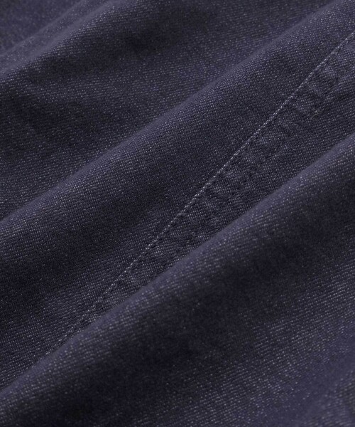 BeBe Petits Pois Vert（ベベプチポワヴェール）の「センター切り替えワンポイント刺しゅうデニムキュロットパンツ(95~160cm)（デニムパンツ・キッズ・ネイビー/ホワイト・160cm/110cm/120cm/140cm/130cm/100cm/150cm/95cm）」の15枚目の写真