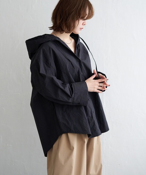 ENGINEERED GARMENTS ノーカラーブルゾン　XS ネイビー RV148B-0.jpg?v=1752222571
