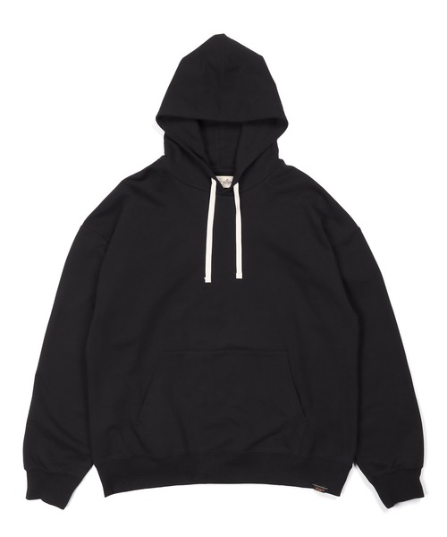 The DUFFER of ST.GEORGE（ザダファーオブセントジョージ）の「NUANCE COLOR SWEAT PO PARKA：ミニ裏毛 ニュアンスカラー プルオーバー パーカー（パーカー・メンズ・ライトイエロー/ライトピンク/ブラック/ライトグレー・MEDIUM/LARGE/X-LARGE）」の15枚目の写真