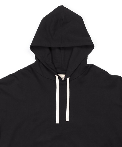 The DUFFER of ST.GEORGE（ザダファーオブセントジョージ）の「NUANCE COLOR SWEAT PO PARKA：ミニ裏毛 ニュアンスカラー プルオーバー パーカー（パーカー・メンズ・ライトイエロー/ライトピンク/ブラック/ライトグレー・MEDIUM/LARGE/X-LARGE）」の19枚目の写真