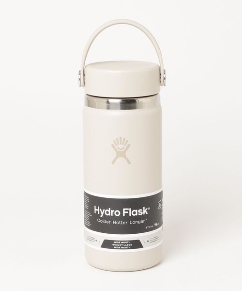 HYDRO FLASK(ハイドロフラスク)の「Hydro Flask/ハイドロフラスク 16oz WIDE MOUTH(水筒・メンズ・ライトピンク/ベージュ/ブルーグリーン/サックスブルー/オリーブ/ブラック/ピンク/ライトグレー/ホワイト/ワインレッド/ネイビー/オフホワイト/パープル/オレンジ/ダークグレー/キャメル・ONE SIZE)」の12枚目の写真