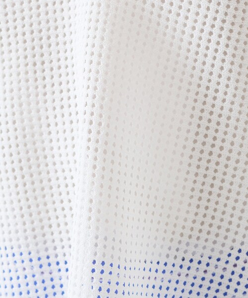 UNTITLED（アンタイトル）の「【七分袖/春夏素材】メッシュ衿付きニット（ニット/セーター・レディース・ブラック/パープル系4/ホワイト/ライトグレー・00/02/04/44/48）」の10枚目の写真