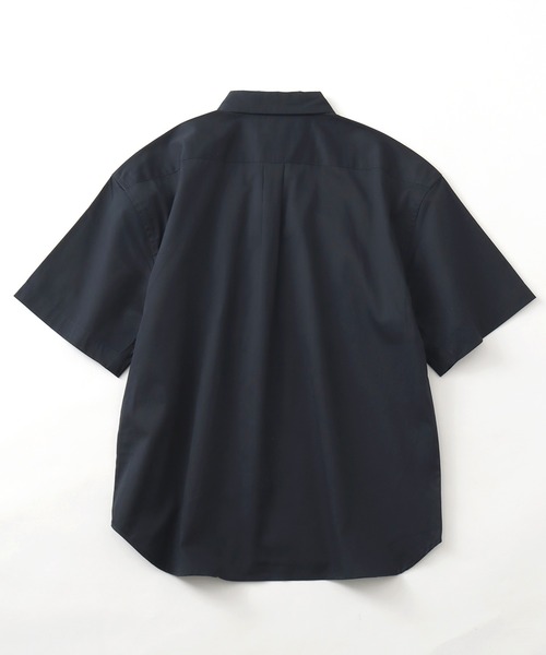 BEVERLY HILLS POLO CLUB(ビバリーヒルズポロクラブ)の「【BEVERLY HILLS POLO CLUB/ビバリーヒルズポロクラブ】 ワンポイントポニー刺繍半袖ツイルピーチシャツ(シャツ/ブラウス・メンズ・アクア/ベージュ/スミクロ/ネイビー/ブルー系その他/オフホワイト/ベージュ系その他/インディゴブルー・LL/M/L)」の11枚目の写真