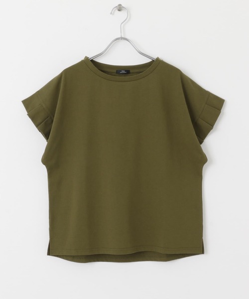 ITEMS URBANRESEARCH（アイテムズ アーバンリサーチ）の「オリガミタックTシャツ（Tシャツ/カットソー・レディース・モカ/カーキ/ホワイト/ブラック・FREE）」の18枚目の写真