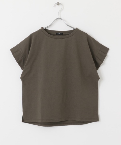 ITEMS URBANRESEARCH（アイテムズ アーバンリサーチ）の「オリガミタックTシャツ（Tシャツ/カットソー・レディース・モカ/カーキ/ホワイト/ブラック・FREE）」の21枚目の写真