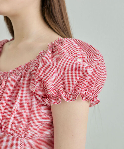 OLIVE des OLIVE（オリーブデオリーブ）の「ダブルリボンブラウス（シャツ/ブラウス・レディース・レッド/ネイビー/オフホワイト・FREE）」の21枚目の写真