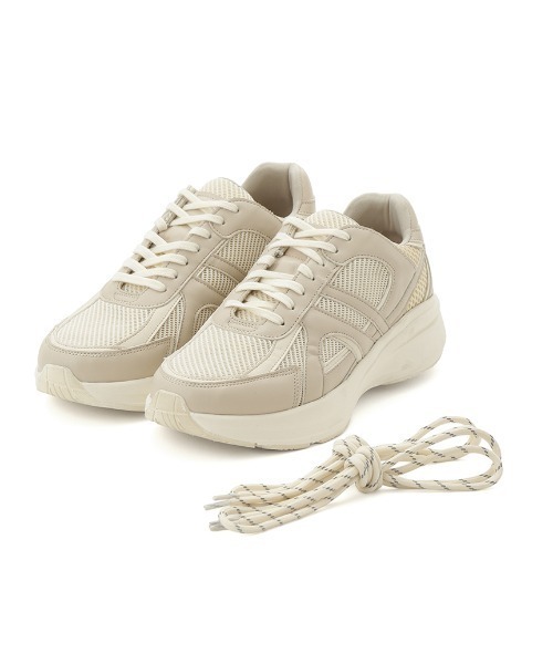 FRAY I.D（フレイアイディー）の「バリエーションスニーカー（スニーカー・レディース・ベージュ/ホワイト・37/36/38）」の2枚目の写真