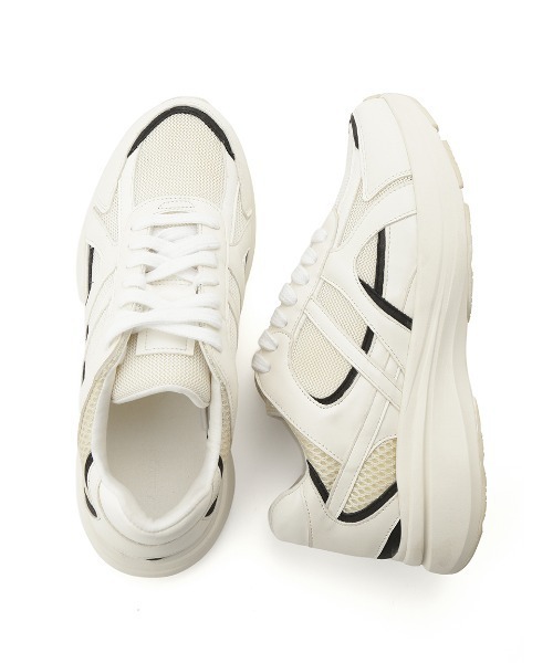 FRAY I.D（フレイアイディー）の「バリエーションスニーカー（スニーカー・レディース・ベージュ/ホワイト・37/36/38）」の6枚目の写真