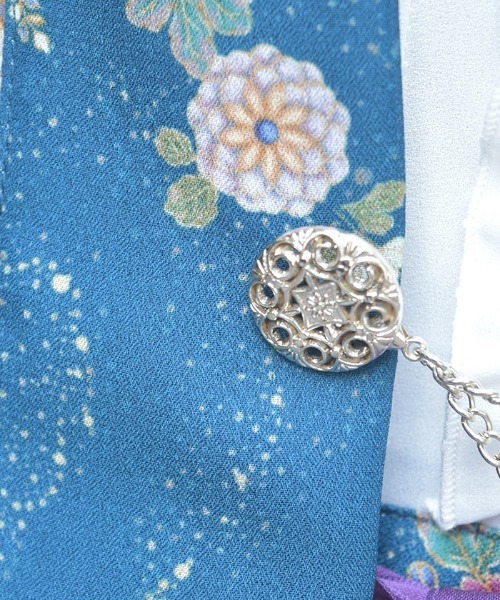 axes femme（アクシーズファム）の「燦爛柄羽織（カーディガン/ボレロ・レディース・キナリ/ブルーグリーン・FREE）」の9枚目の写真