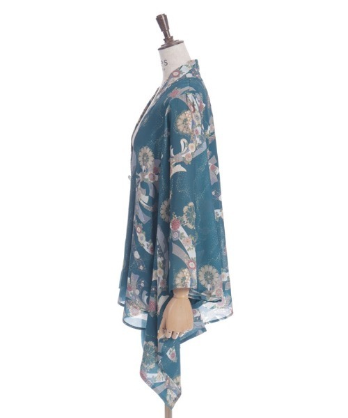 axes femme（アクシーズファム）の「燦爛柄羽織（カーディガン/ボレロ・レディース・キナリ/ブルーグリーン・FREE）」の11枚目の写真