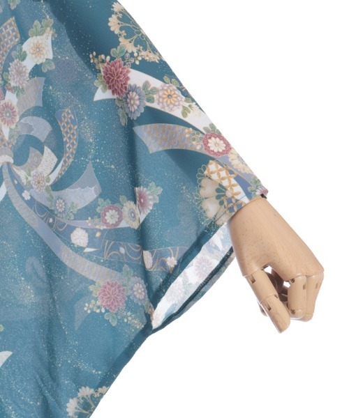 axes femme（アクシーズファム）の「燦爛柄羽織（カーディガン/ボレロ・レディース・キナリ/ブルーグリーン・FREE）」の18枚目の写真