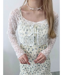 PHILLY | 【PHILLY】フロントリボンレースカーディガン(カーディガン/ボレロ)