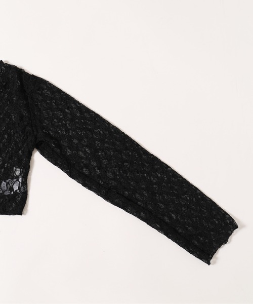 PHILLY（フィリー）の「【PHILLY】フロントリボンレースカーディガン（カーディガン/ボレロ・レディース・ブラック/ホワイト・FREE）」の17枚目の写真